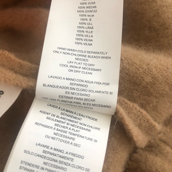 Michael Kors NWT Dolman Tan Wool Buckle Coat - Picture 8 of 8